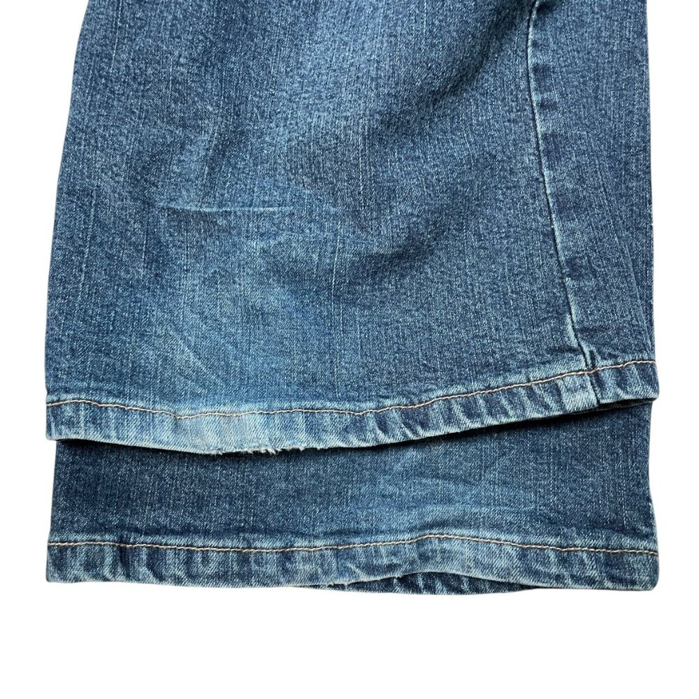 Levi's 550 Women's Dark Blue Relaxed Boot Cut Jeans 14L Measures: 33x34 - Picture 7 of 8